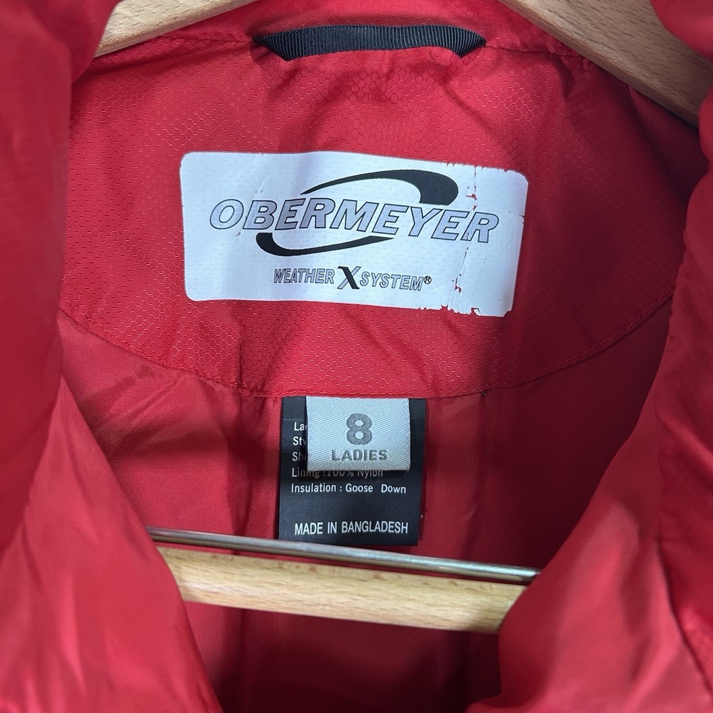 Vintage Obermeyer 61191‎ Down Fill Puffy Nylon Winter Ski Snow Vest Ladies 8 - Picture 4 of 9